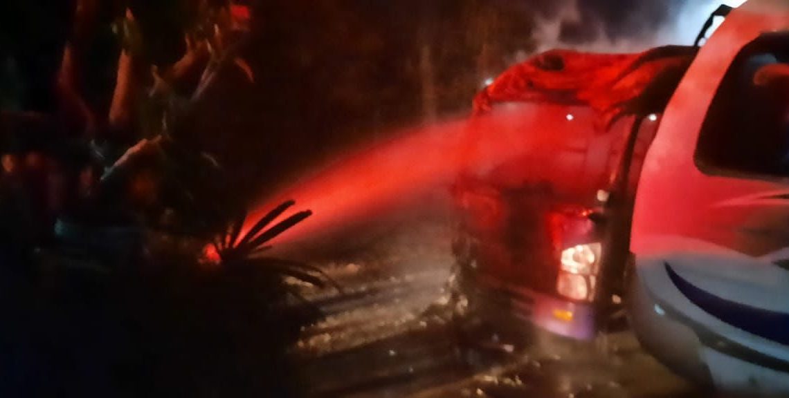 Apes Hendak Disewa, Sebuah Mobil Bus Terbakar di Ponorogo