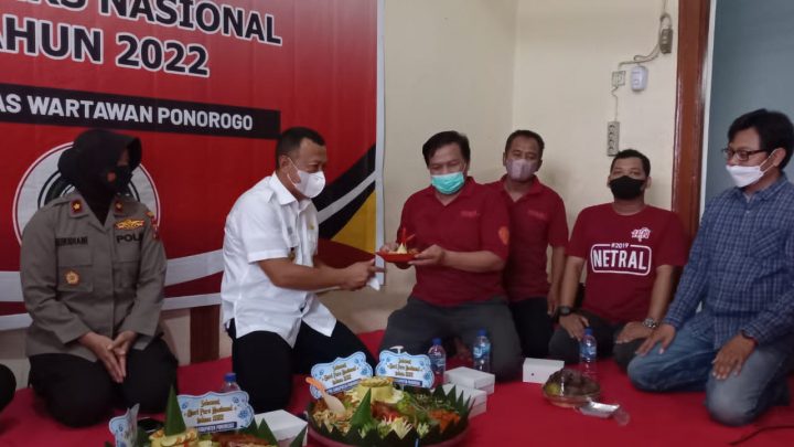 Puncak HPN 2022 KWP Gelar Tasyakuran Bersama Bupati Ponorogo