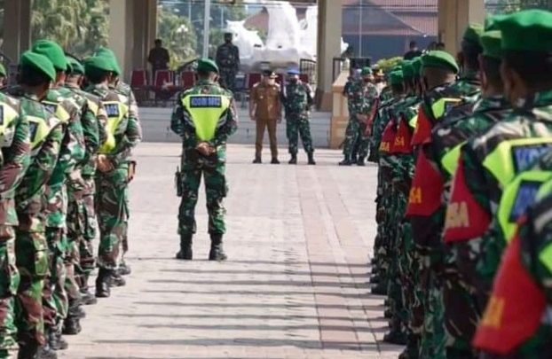 Sambut Kunker Wapres Ma’ruf Amin, Kang Giri Bupati Ponorogo Hadiri Apel Gelar Pasukan