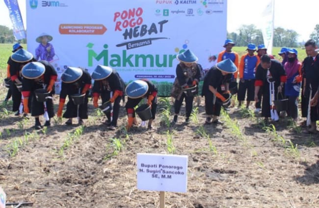 Kang Giri Bupati Ponorogo Kolaboratif Pertanian BUMN