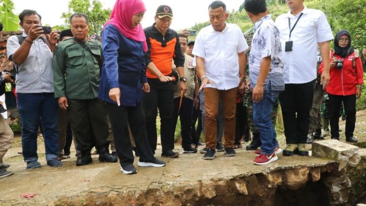 Bencana Tanah Gerak, Kang Giri Bupati Ponorogo akan Siapkan Huntara bersama Pemprov Jatim