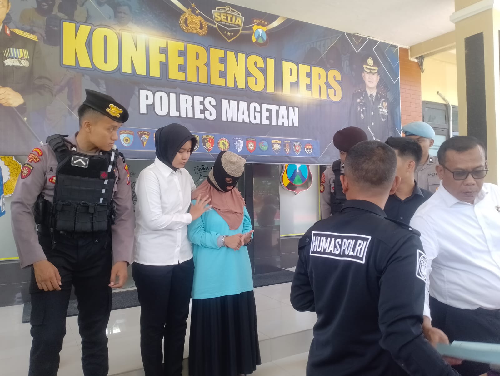 Ibu Muda Ditangkap Polres Magetan, Karena Membunuh Bayinya Usai Dilahirkan