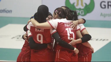 Timnas Bola Voli Putri Indonesia Ditaklukan Iran 3:2