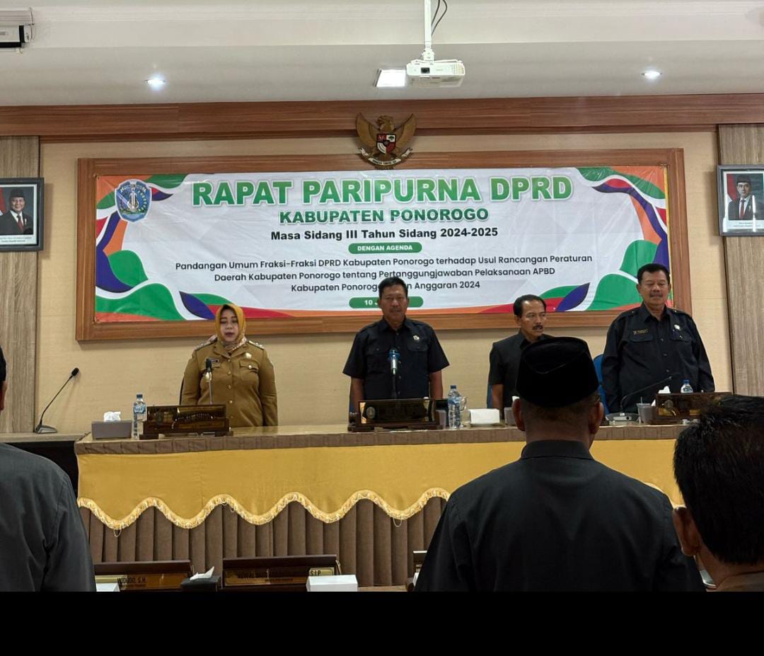 PAK Maju, Pemkab dan DPRD Ponorogo Sepakati Perubahan KUA PPAS 2025