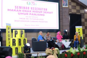 Peringati HKGB ke-73, Bhayangkari Magetan Gelar Seminar Sehat
