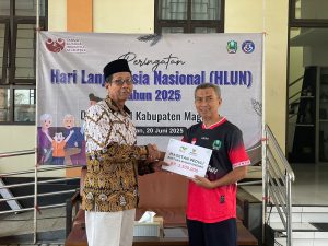Peringati HLUN 29, Dinsos Magetan Hadir untuk Lansia