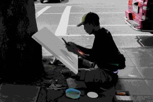 Lukisan On the Spot Grebeg Suro Ponorogo Dipamerkan
