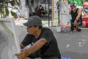 50 Pelukis Ikuti Festival Melukis On The Spot Grebeg Suro Ponorogo