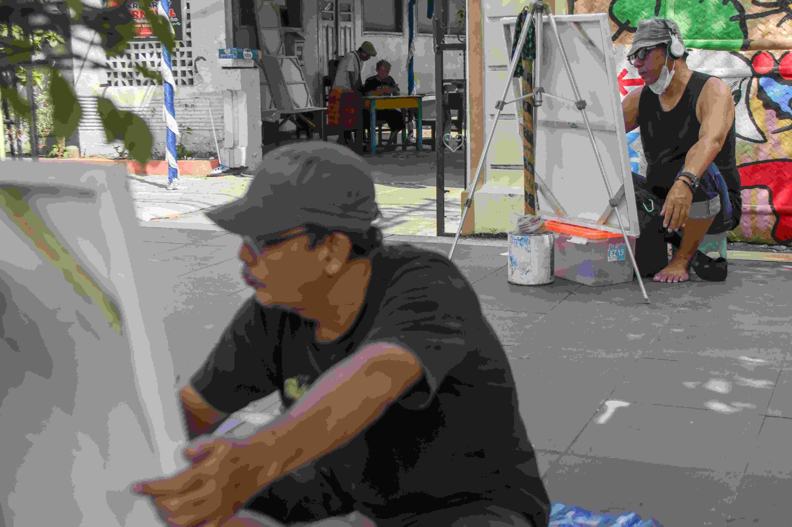 50 Pelukis Ikuti Festival Melukis On The Spot Grebeg Suro Ponorogo