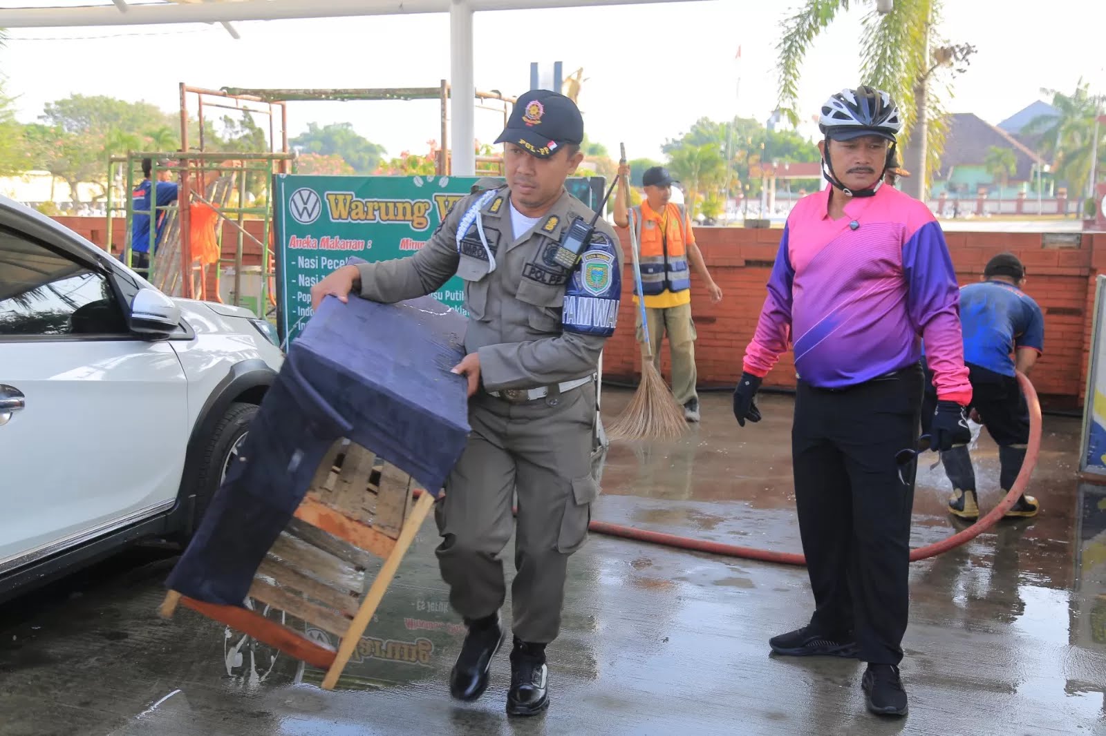 Jaga Kecantikan Kota Madiun, Pedagang Kumuh Ditertibkan