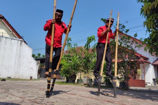 PDI Perjuangan Ngawi, Lestarikan Dolanan Tradisional