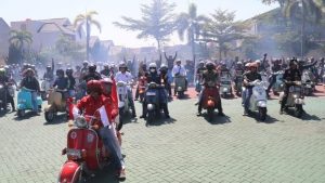Touring Magetan Vespa Bersatu, Sambut HUT 80 RI