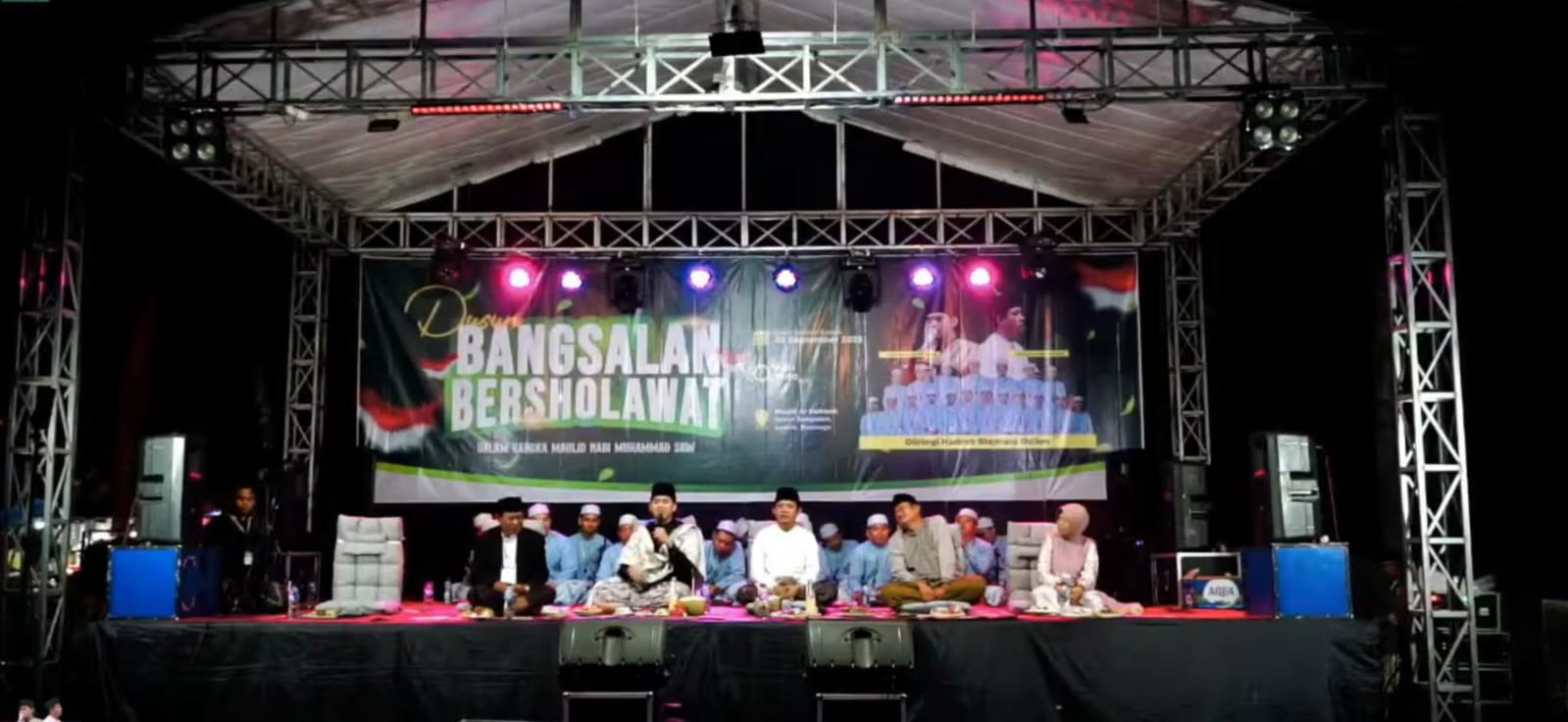 Berbagai Jamaah Ponorogo Ikuti Dukuh Bangsalan Bersholawat