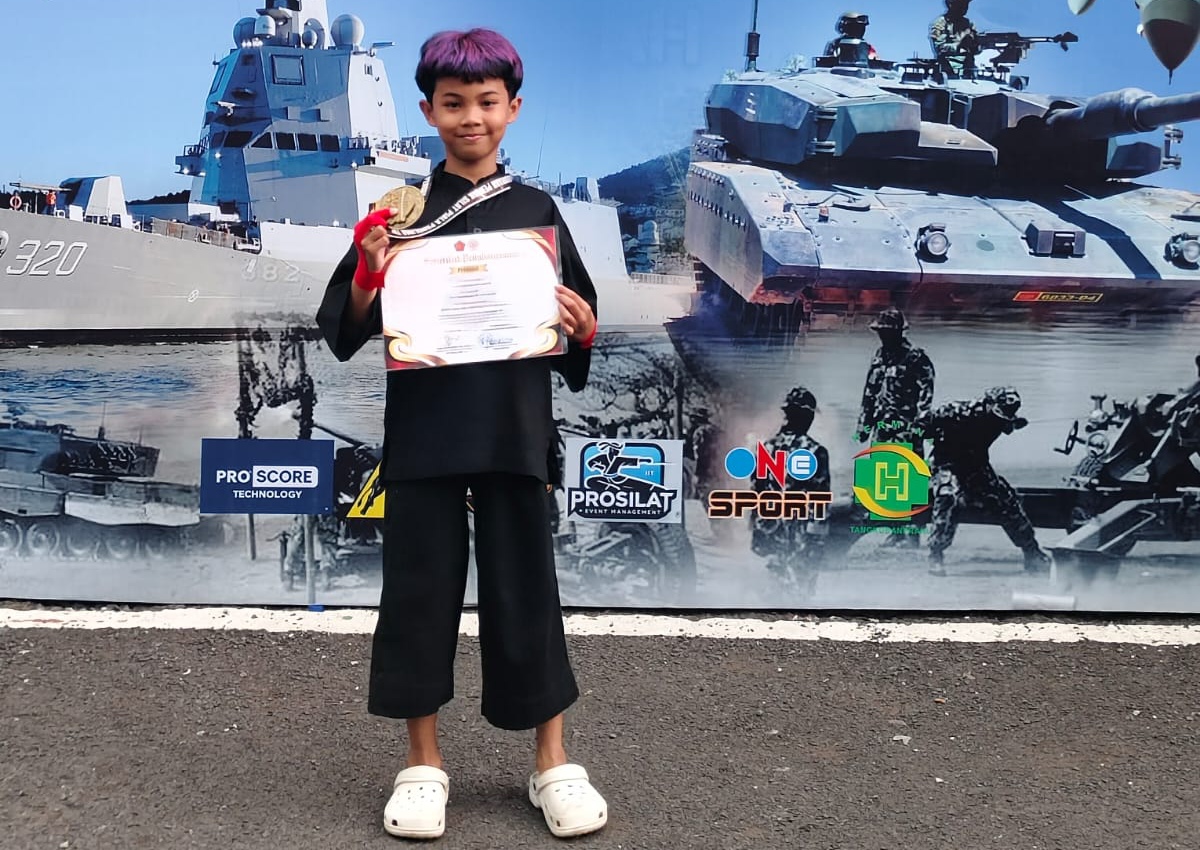 Siswa SD Magetan, Sukses Juarai Pencak Silat Open Turnamen Piala Panglima TNI