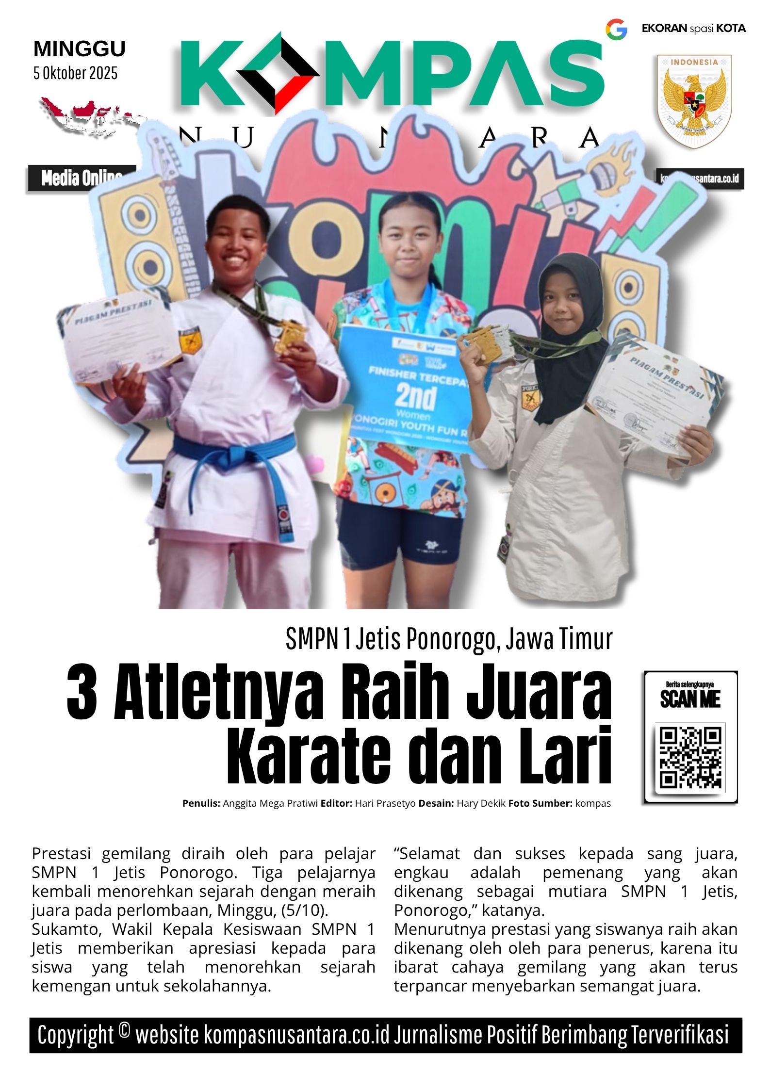 Ekoran 6 Oktober 2025, Kompas Nusantara Indonesia