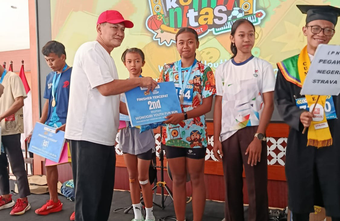 Pelajar Ponorogo Raih Juara Dua di Wonogiri Youth Fun Run 2025
