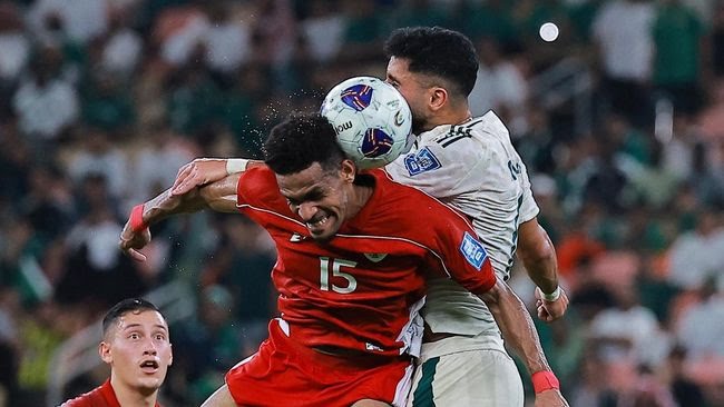 Kualifikasi Piala Dunia, Indonesia Takluk 2:3 Atas Arab Saudi