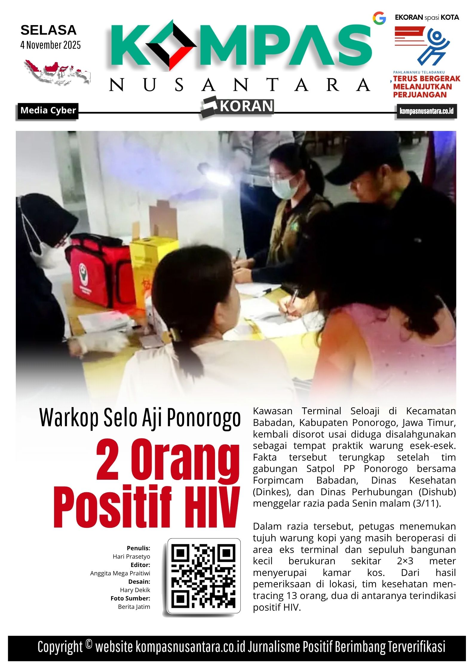 Ekoran 4 November 2025 Kompas Nusantara Indonesia