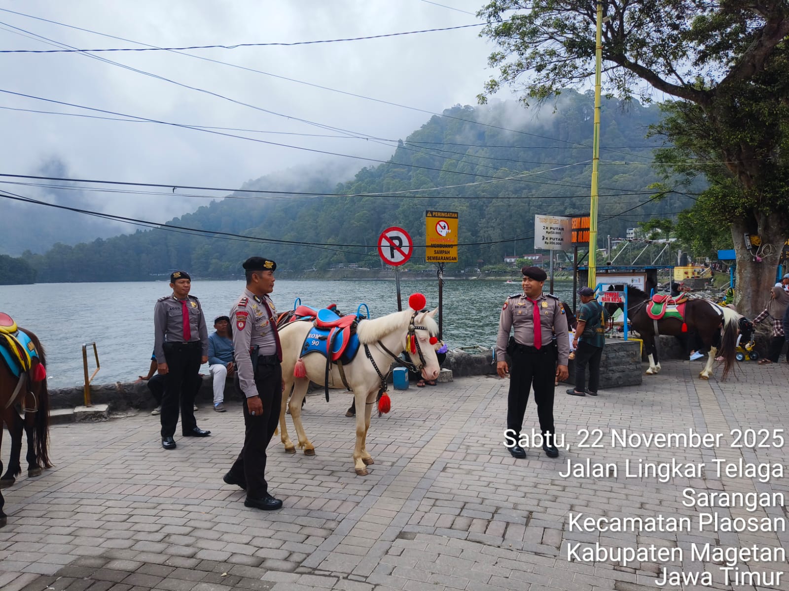 Polres Magetan Pastikan Telaga Sarangan Nyaman dan Kondusif