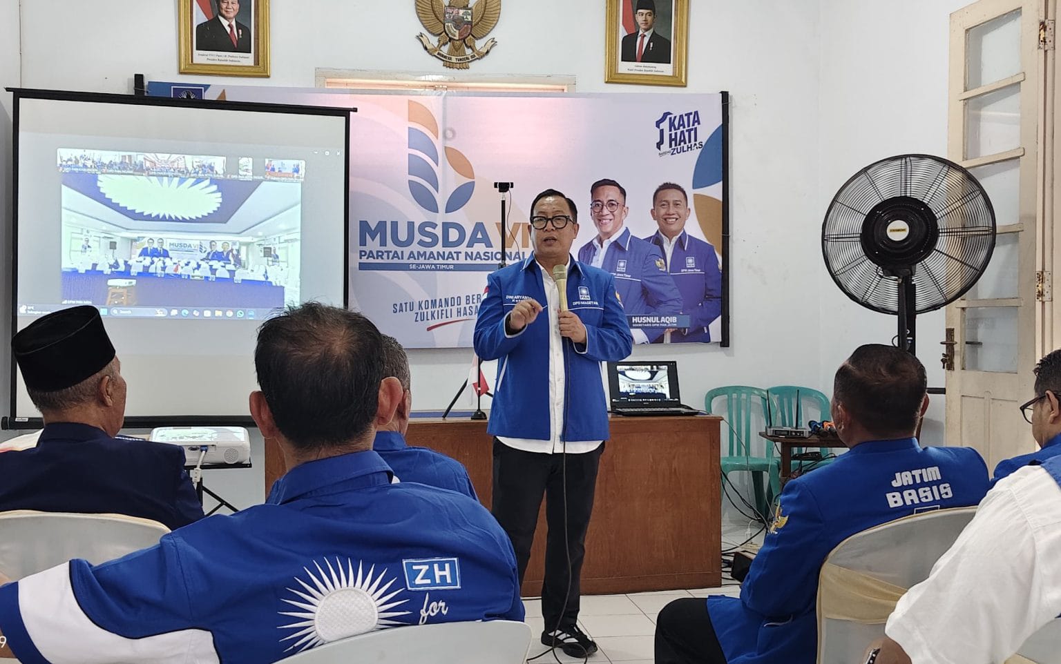 Kembali Nahkodai PAN Magetan, Dwi Aryanto Tekankan Disiplin dan Responsif