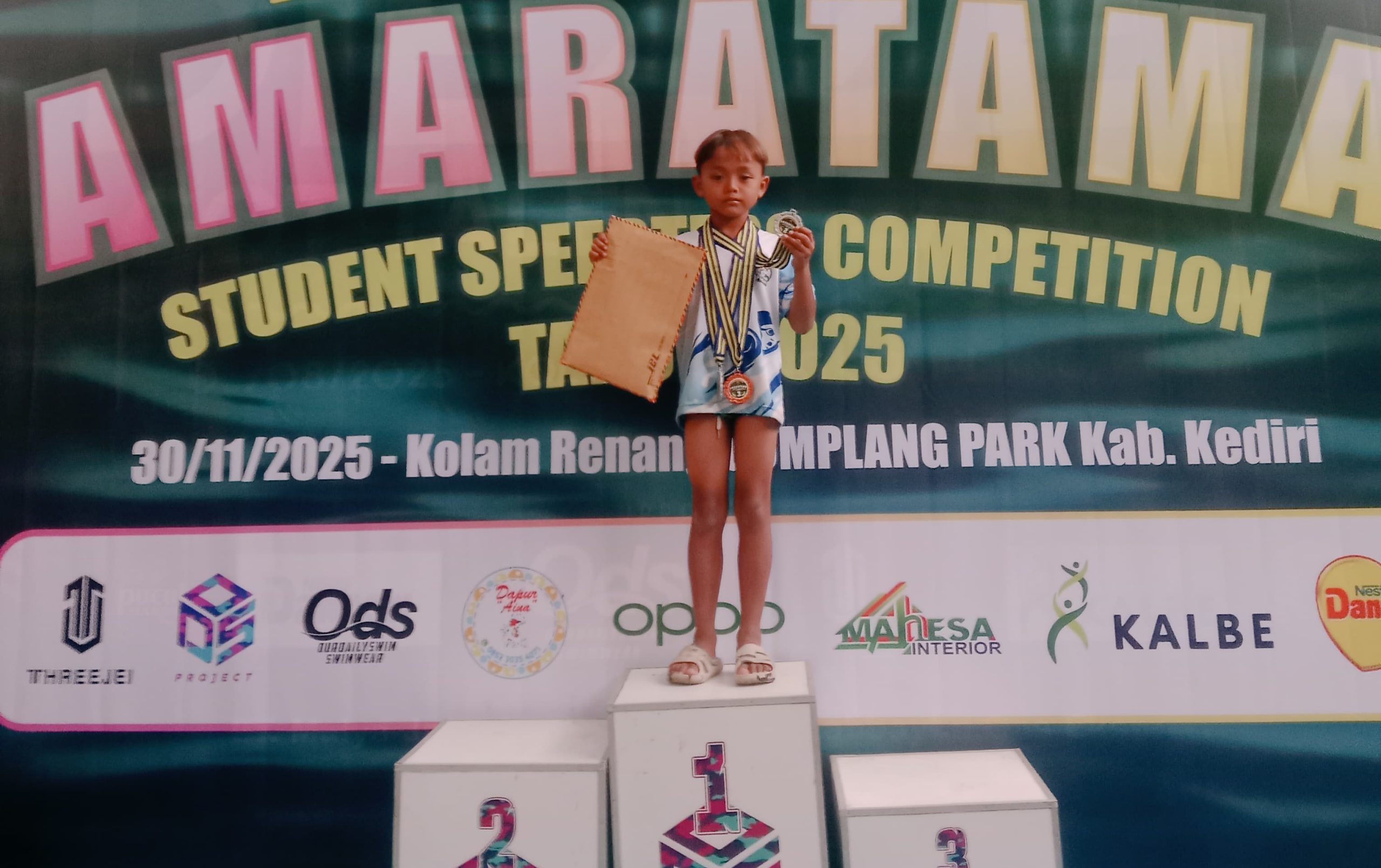 Mimpi Besar Perenang Cilik Asal Ponorogo, Raih 3 Medali di Nomer Berbeda