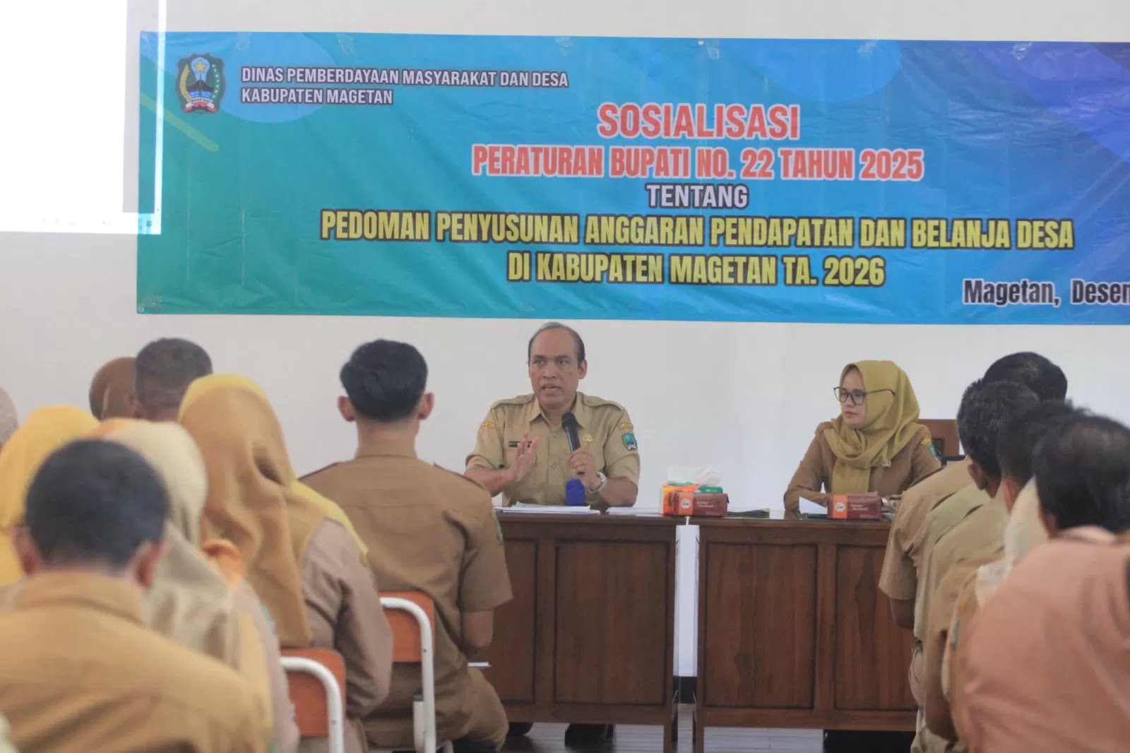 Percepat Penyusunan APBDesa, Pemkab Magetan Sosialisasi Tata Kelola Keuangan