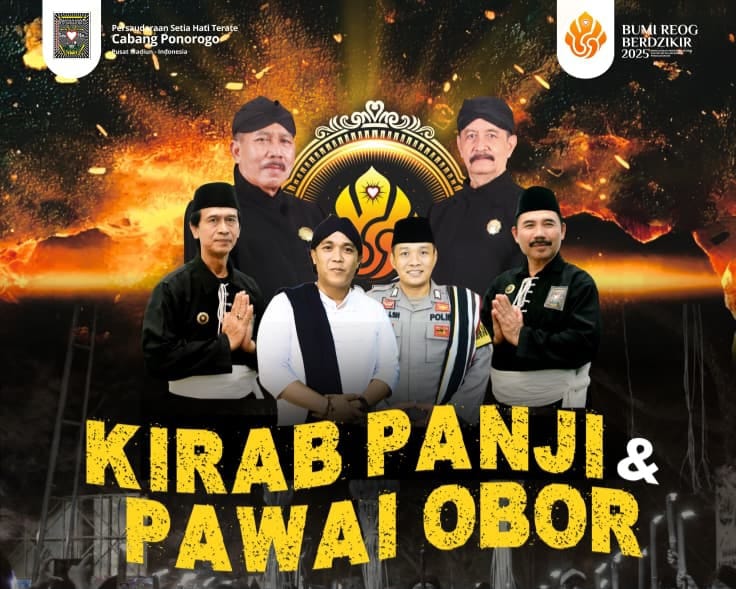Kirab Panji dan Obor BRB Ponorogo 2025, Ini Maknanya, Saksikan Prosesinya !