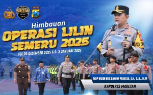 Jelang Nataru, Polres Magetan Keluarkan Himbauan dan Rekayasa Lalin