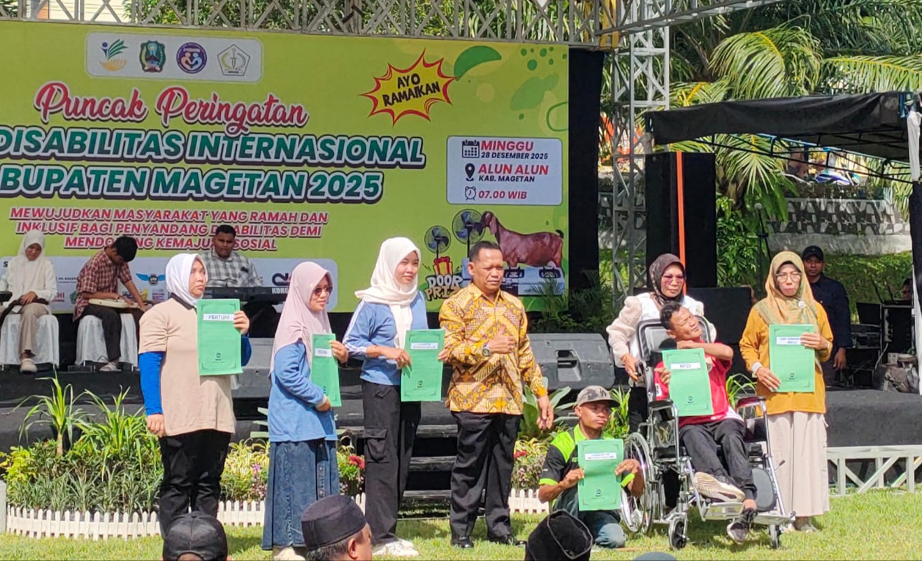 Meriah, Peringatan Hari Disabilitas Internasional oleh Dinsos Magetan