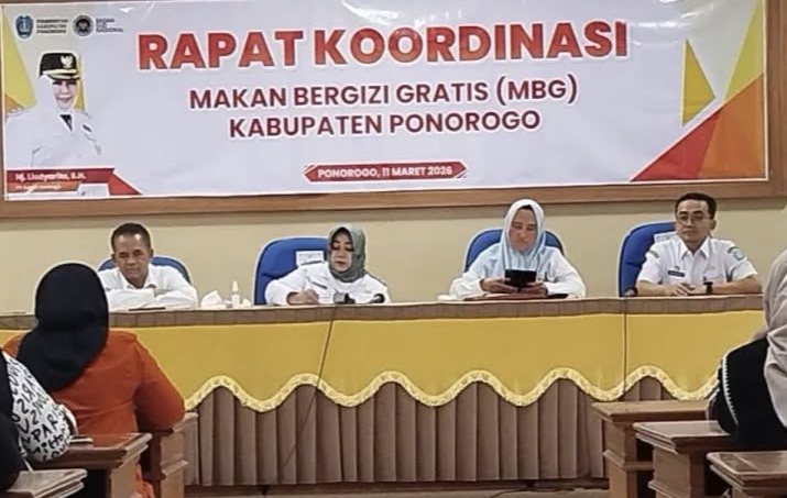 Rakor MBG Ponorogo, Tekankan Pemakaian Tenaga dan Produk Lokal