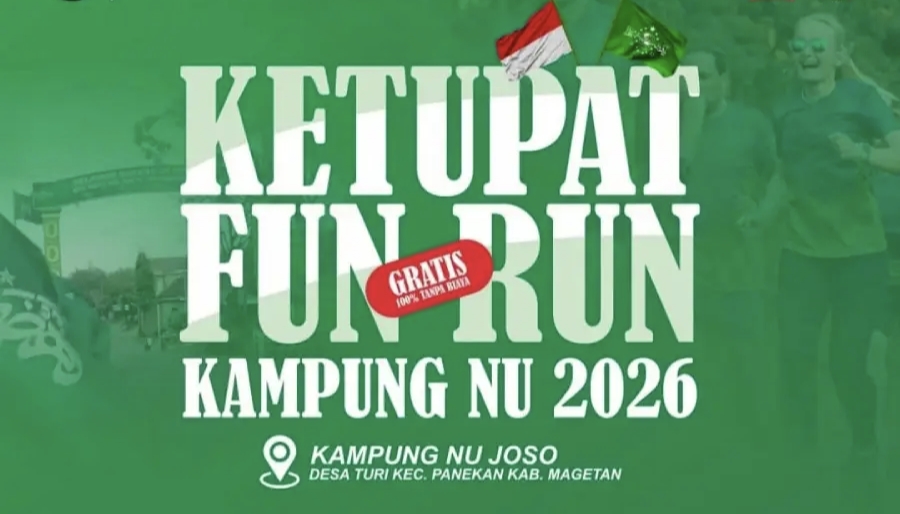 Ikuti Fun Run Kampung NU Magetan, Dapatkan Sensainya