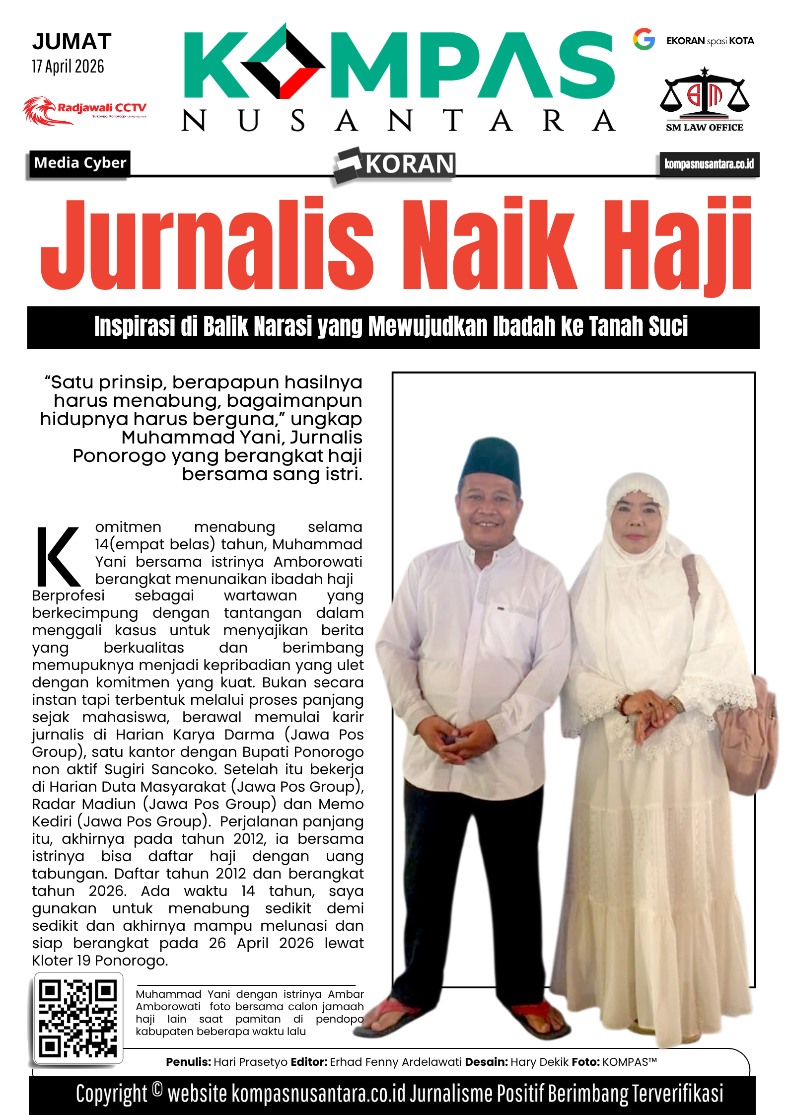 Jurnalis Ponorogo Naik Haji