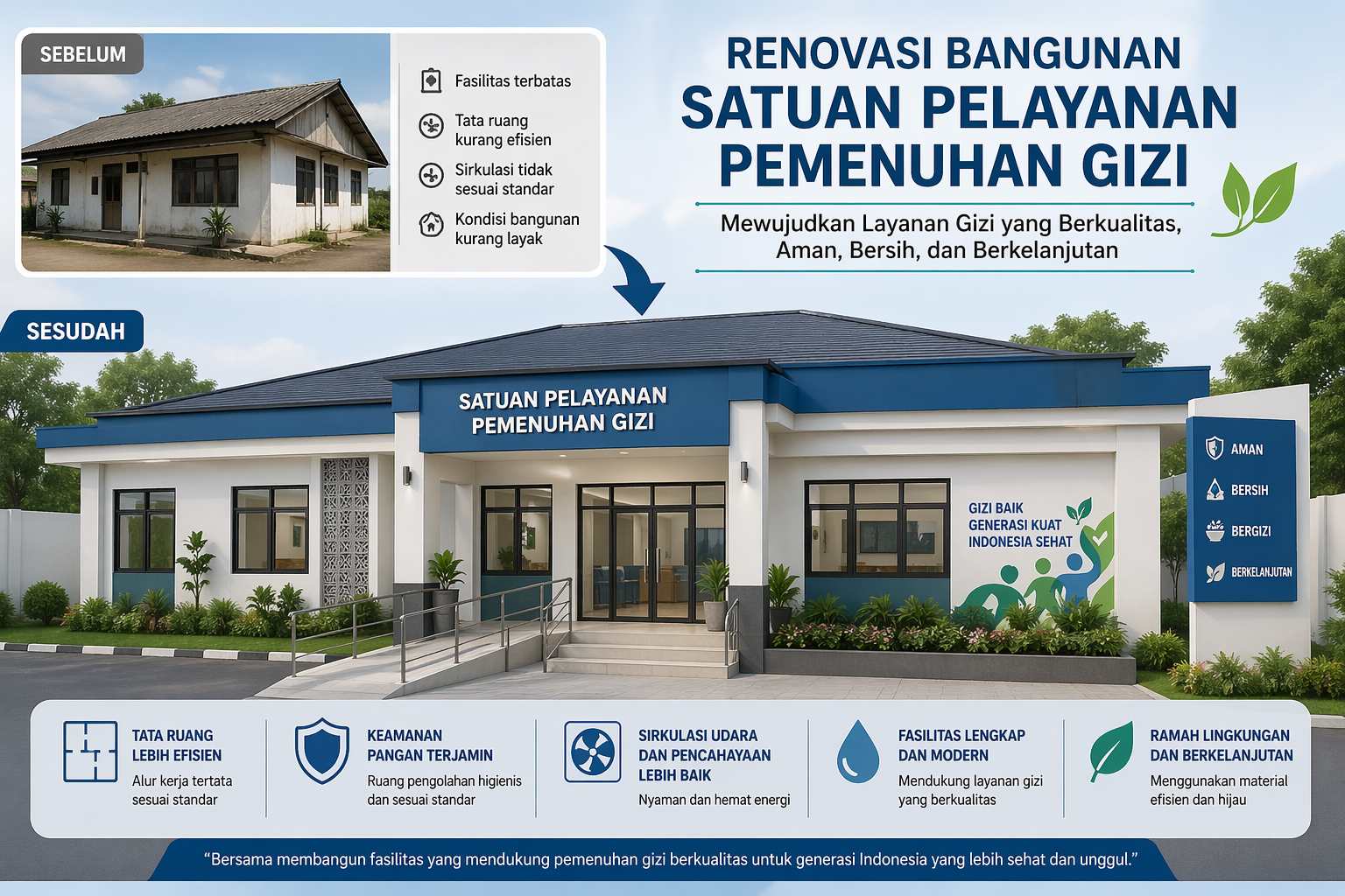 Tanggapi Masyarakat, SPPG Ngumpul Ponorogo Ajukan Berhenti Sementara untuk Renovasi