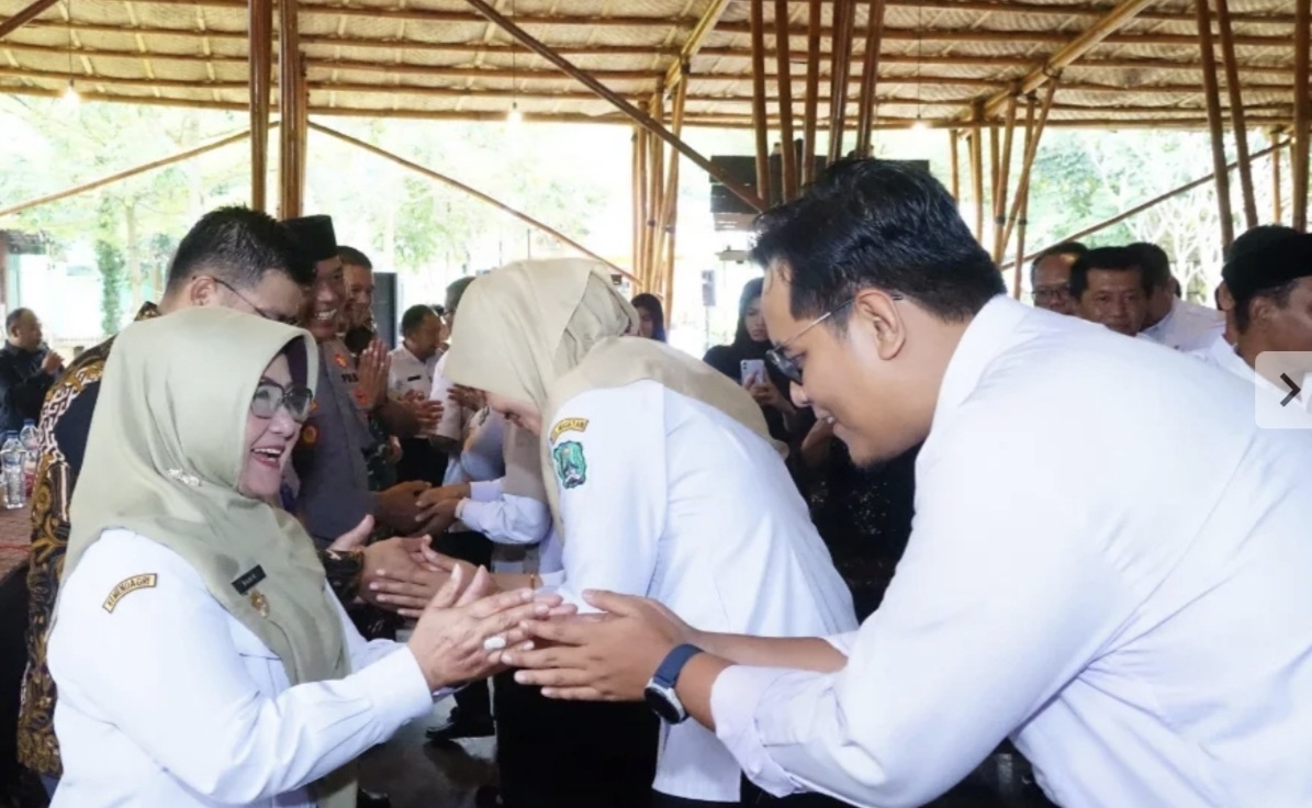 Hadiri Halalbihalal Kepala Desa, Bupati Magetan Tekankan Kerjasama Solid
