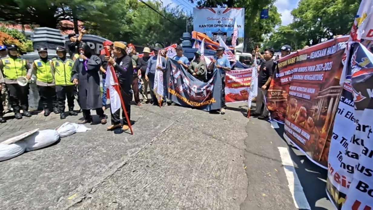 Aliansi Aktivis Bersama GRIB Jaya Magetan Dukung Penuntasan Dugaan Kasus Pokir