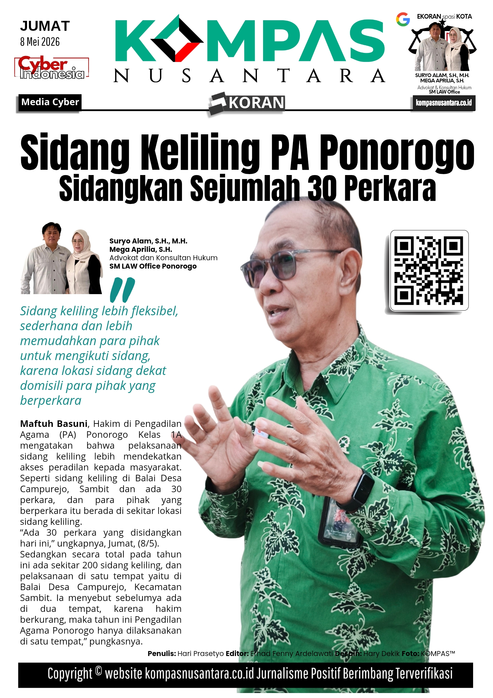 Sidang Keliling Pengadilan Agama Ponorogo