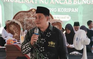 Ribuan Jamaah Ikuti Pengajian Ahad Pahing Muslimat NU Bungkal dengan Khidmat