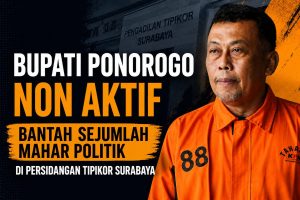 Sugiri Sancoko Bantah Sejumlah Mahar Politik di Persidangan Tipikor