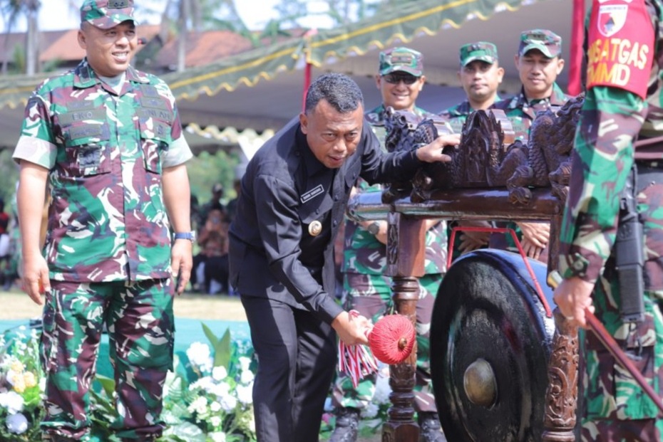 TMMD di Ponorogo Wujud Kecintaan TNI dengan Masyarakat